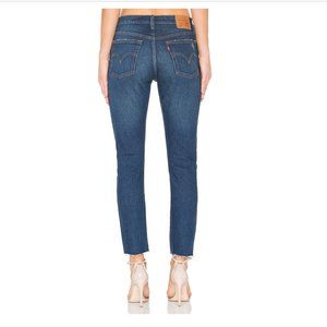 Levi's 501 High Waist Blue Jean Button Fly 99%Cotton in SONG FOR FOREVER 30w